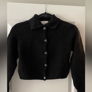 Black crop sweater - Wilfred